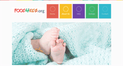 Desktop Screenshot of food4kidz.org